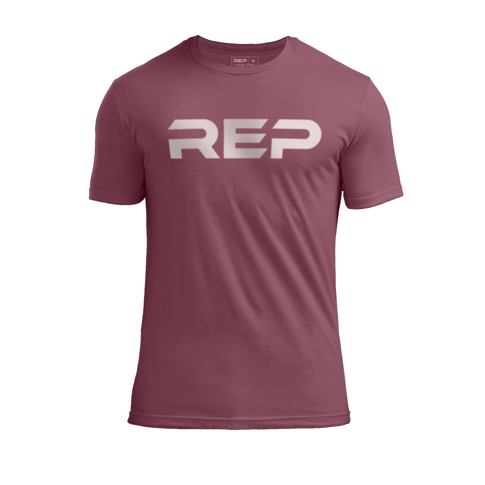 Men's Daily Driver 2.0 Tri-Blend Crew T-Shirt - Heather Maroon/White / X-Small